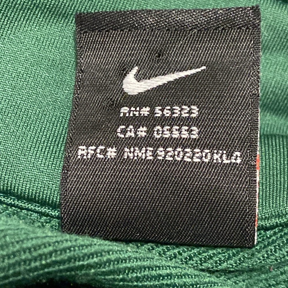 Nike Deadstock Vintage Y2K 2000s Nike Track Jacket Green Sz XXL - Picture 8 of 12